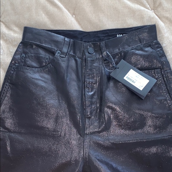 Saint Laurent  High Waisted Shiny Effect Jeans - Picture 15 of 16